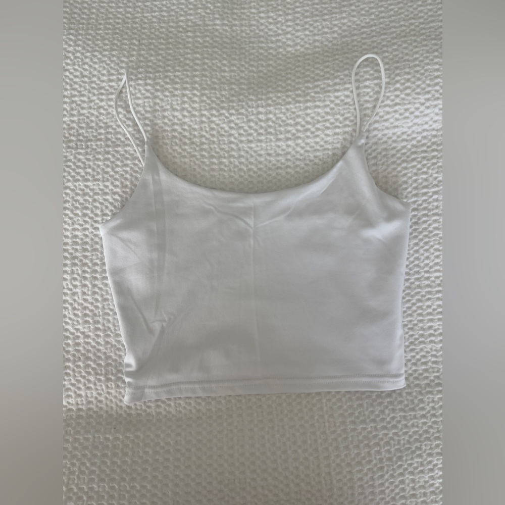 White crop top
